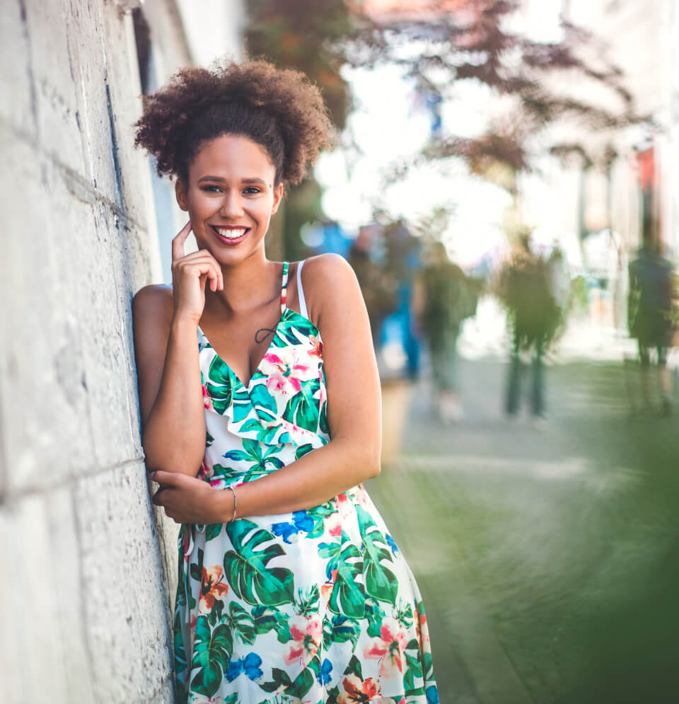 smiling woman